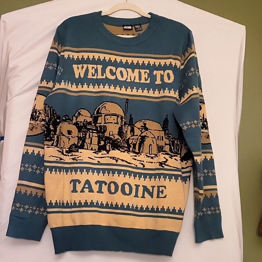 MEN'S/UNISEX STAR WARS SWEATER "WELCOME TO TATOOINE" 2XL